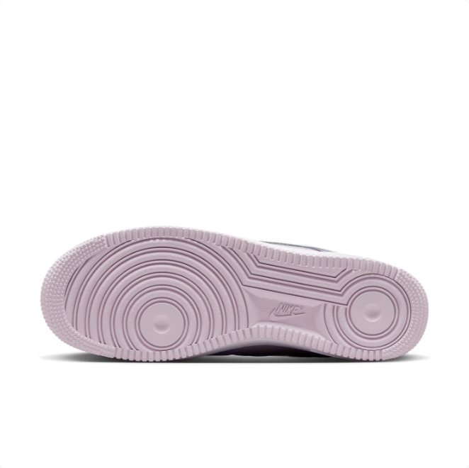 Nike Air Force 1 Lavender & Pink Low-Top Sneakers with White Swoosh