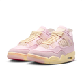 Jordan Pink & Cream Sneakers with Mesh Panels