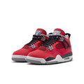 Jordan Red & Black Sneakers with Gray Accents