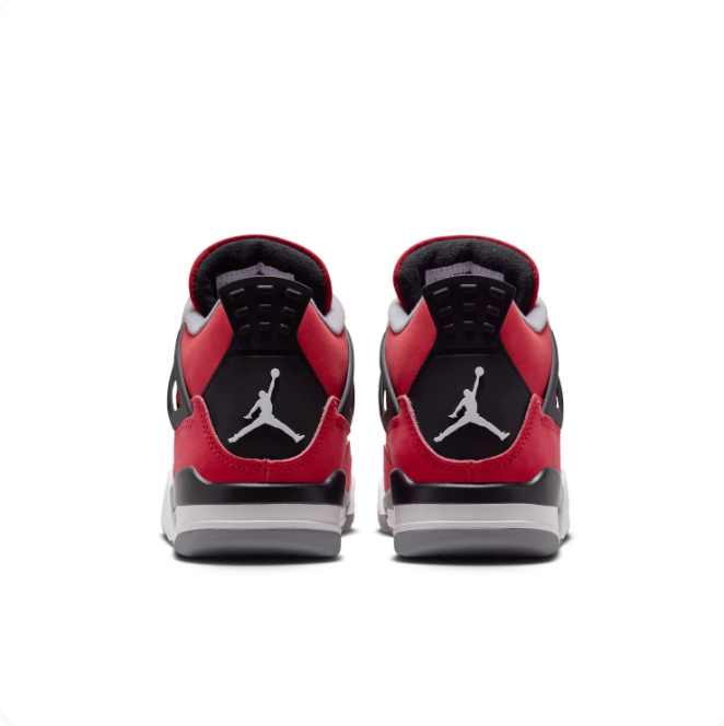 Jordan Red & Black Sneakers with Gray Accents