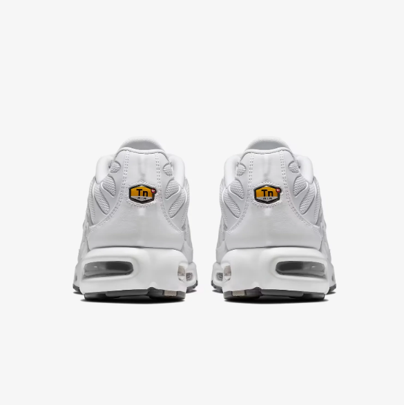 Nike White & Silver Low-Top Sneakers with Visible Air Windows