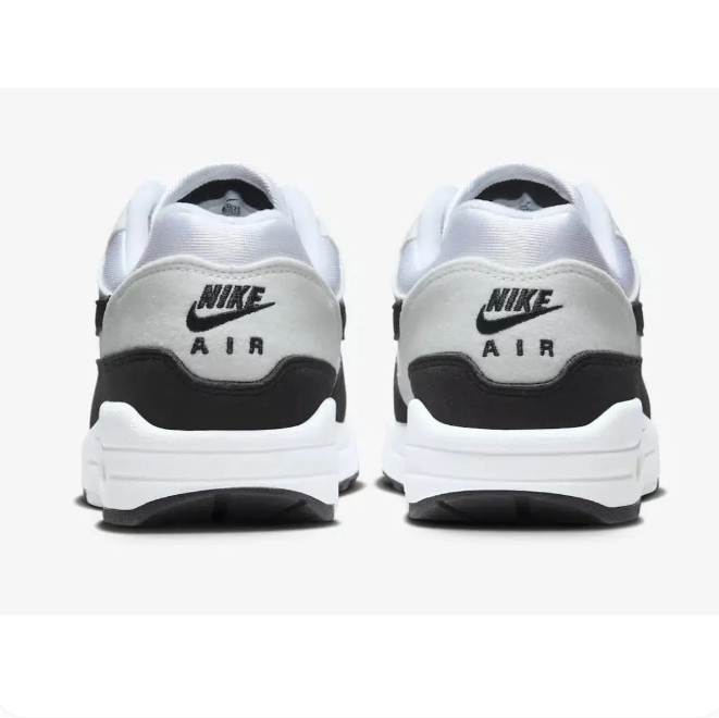 Nike White & Black Low-Top Sneakers with Visible Air Window