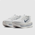 Nike Air Zoom White & Light Gray Low-Top Sneakers with Sculpted Sole