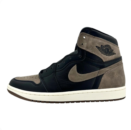 Jordan Black & Taupe High-Top Sneakers