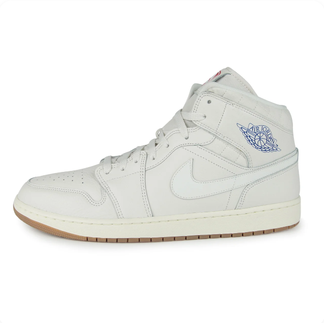 Jordan Off-White High-Top Sneakers with Gum Outsole